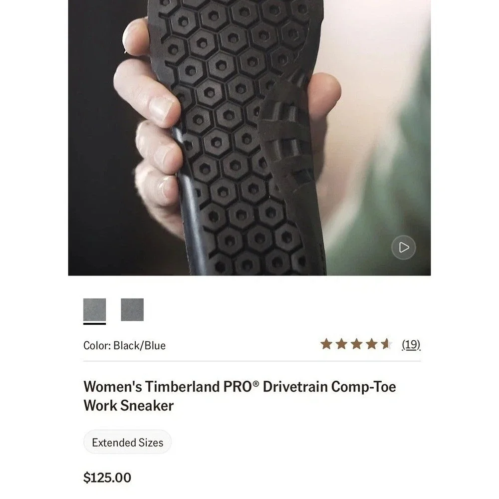 Timberland Black and Turquoise Athletic Shoes - Picture 7 of 14